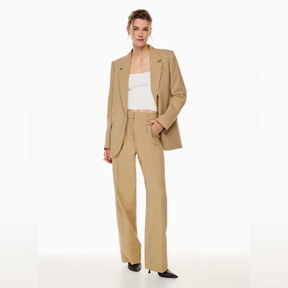 NWOT Aritzia Wilfred The Effortless Pant (Re)Ssential In Saville Size 14